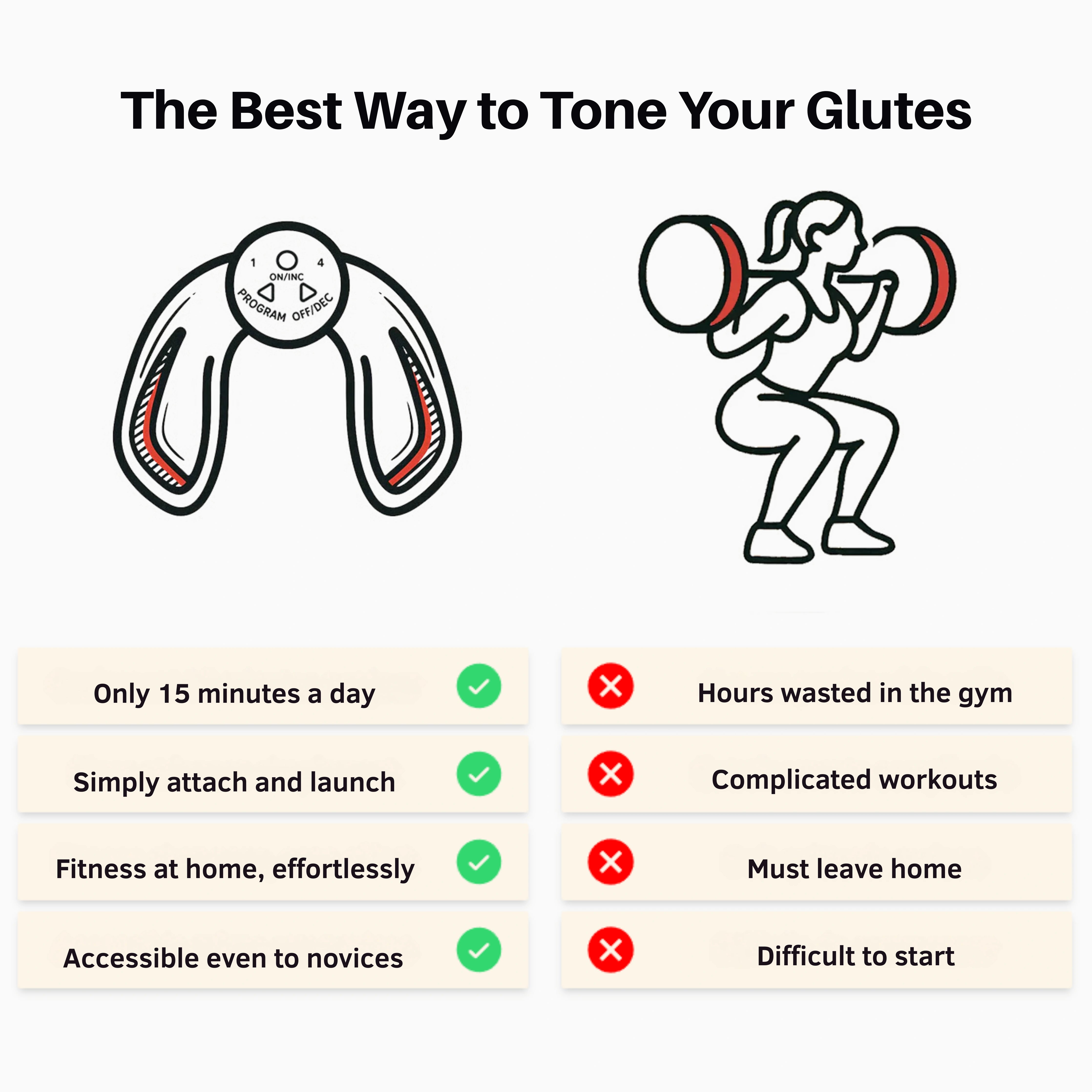 GluteSculpt™ EMS Trainer – Lift, Firm & Tone Your Glutes in Just 15 Minutes a Day