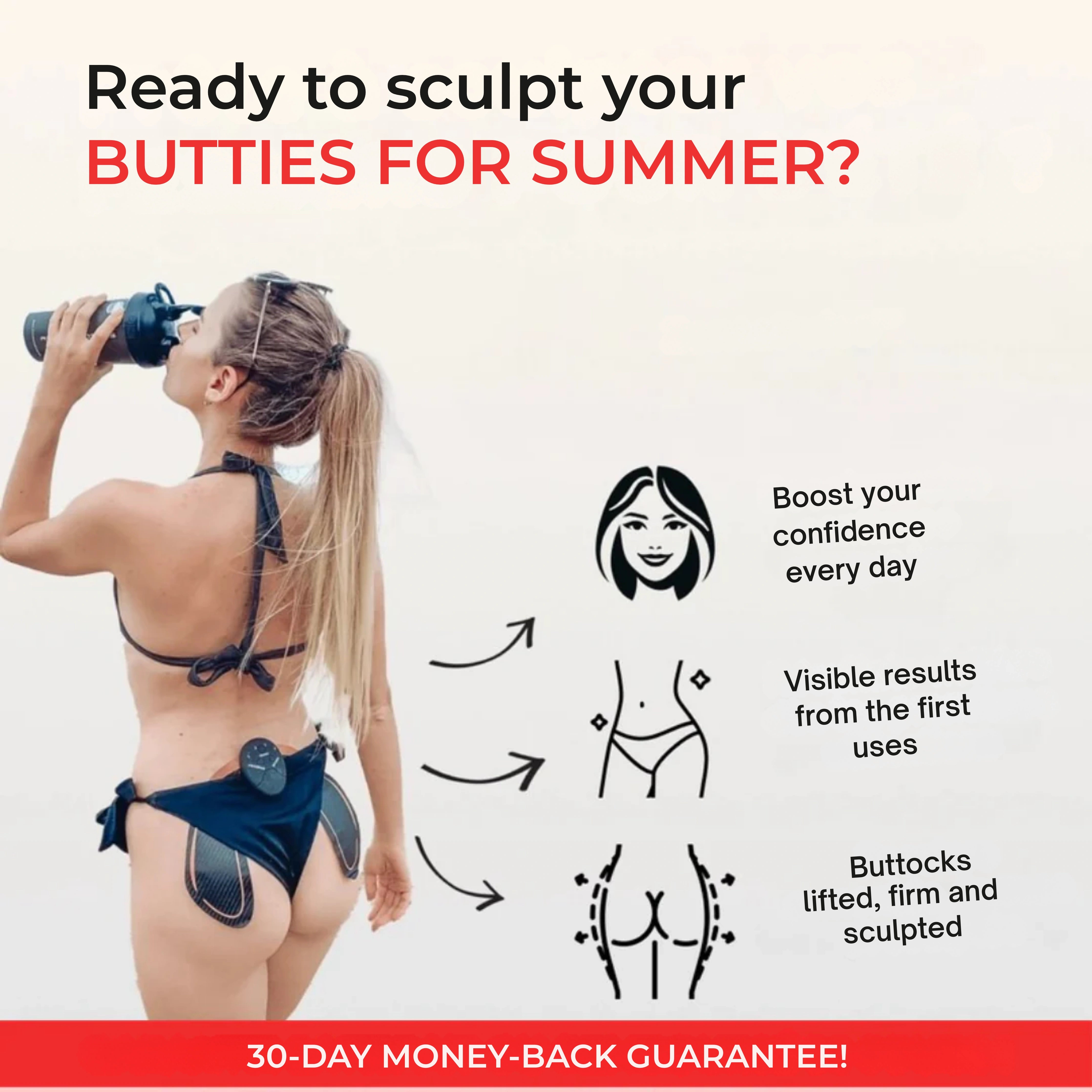 GluteSculpt™ EMS Trainer – Lift, Firm & Tone Your Glutes in Just 15 Minutes a Day