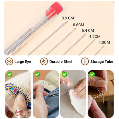 SewPro Essentials – All-in-One Sewing Kit with Large-Eye Needles for DIY & Repairs
